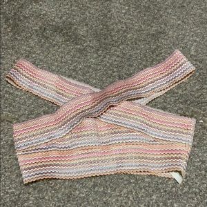 off the shoulder swim top